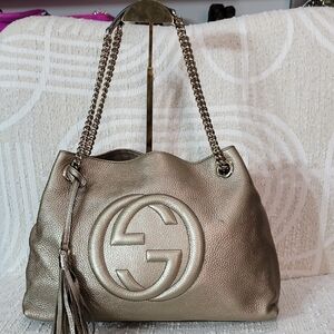Gucci Soho GG Leather Shoulder Bag